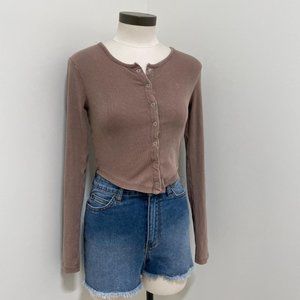 Forever 21 Cropped Long Sleeve